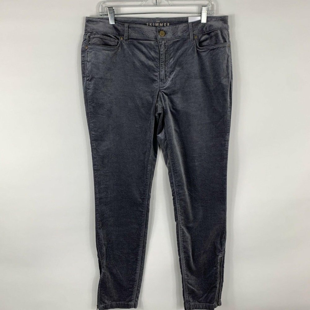 WHBM Pants Womens 12 Skinny The Velvet Skimmer